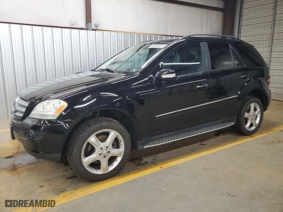 2008 Mercedes-Benz M-Class 3.5L with VIN 4JGBB86E28A388242, listed as a Copart auction lot 49553935 with 153,075 mi miles and Clean Title. Bid and sale history available at carsss.com. Image 1.