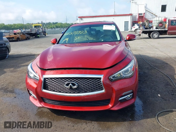 2016 Infiniti Q50 Premium with VIN JN1EV7AR9GM345224, listed as a IAAI auction lot 42375923 with 92,813 mi miles and . Bid and sale history available at DreamBid. Image 13.