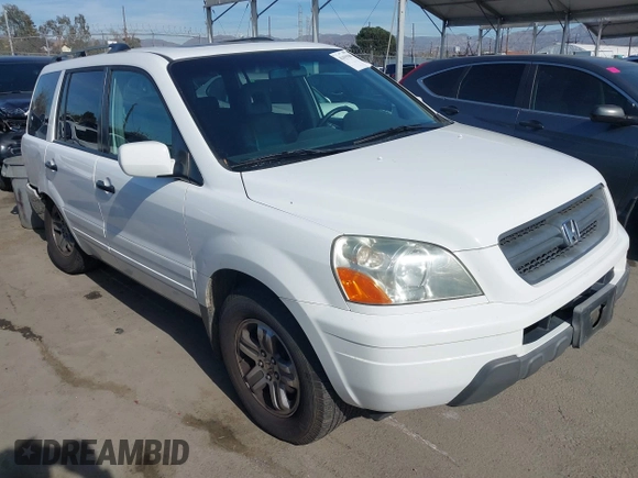 2005 Honda Pilot EX-L with RES with VIN 2HKYF18655H541622, listed as a IAAI auction lot 41419100 with 159,378 mi miles. Bid and sale history available at carsss.com. Image 1.