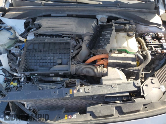 2017 Hyundai Ioniq Blue with VIN KMHC65LC1HU022362, listed as a Copart auction lot 49693105 with 102,550 mi miles and Salvage Title. Bid and sale history available at DreamBid. Image 13.