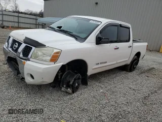 2005 Nissan Titan SE with VIN 1N6BA07B75N578164, listed as a Copart auction lot 41829305 with 200,105 mi miles and Salvage Title. Bid and sale history available at carsss.com. Image 1.