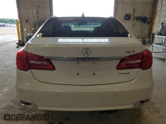2014 Acura RLX Advance with VIN JH4KC1F90EC000564, listed as a Copart auction lot 59930075 with 190,933 mi miles and Salvage title. Bid and sale history available at DreamBid. Image 6.