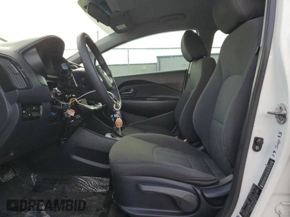 2014 Kia Rio LX with VIN KNADM4A35E6346018, listed as a Copart auction lot 85544104 with 76,455 mi miles and Salvage Title. Bid and sale history available at carsss.com. Image 7.