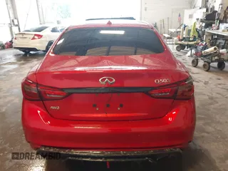 2021 Infiniti Q50 Red Sport 400 z VIN JN1FV7DR6MM881107, wystawiony jako IAAI lot #42370115 z przebiegiem 45 999 mil mil oraz . Historia ofert i sprzedaży dostępna na DreamBid. Obrazek 15.