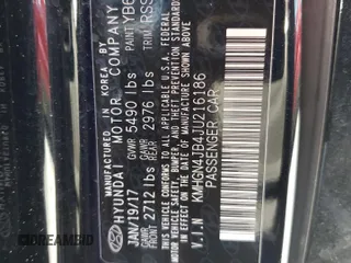 2018 Genesis G80 Sport with VIN KMHGN4JB4JU216186, listed as a Copart auction lot 61185455 with 62,147 mi miles and Salvage title. Bid and sale history available at DreamBid. Image 12.