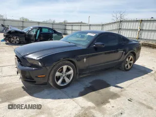 2014 Ford Mustang V6 with VIN 1ZVBP8AM6E5252007, listed as a Copart auction lot 54146195 with 129,127 mi miles and Salvage Title. Bid and sale history available at DreamBid. Image 1.