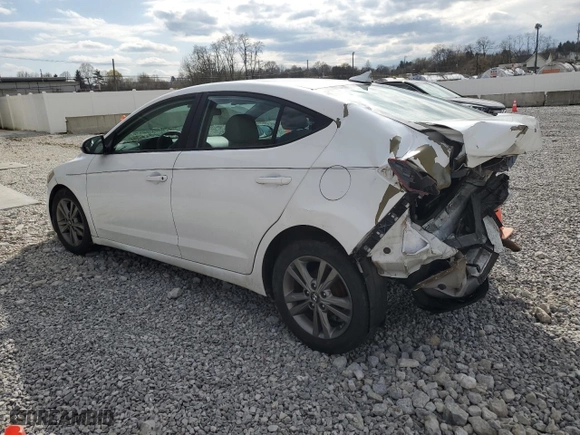 2017 Hyundai Elantra SE with VIN 5NPD84LF3HH054506, listed as a Copart auction lot 52057685 with 117,669 mi miles and Salvage Title. Bid and sale history available at carsss.com. Image 2.