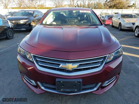 2016 Chevrolet Impala LT with VIN 1G1115S38GU164064, listed as a Copart auction lot 83811044 with 26,470 mi miles and Salvage Title. Bid and sale history available at carsss.com. Image 5.