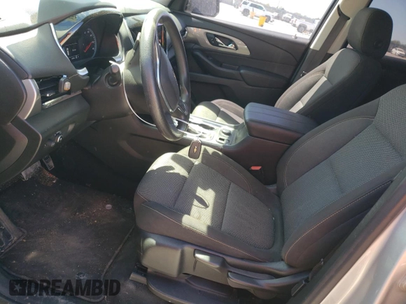 2020 Chevrolet Traverse LS with VIN 1GNERFKW4LJ297991, listed as a Copart auction lot 50043035 with 108,189 mi miles and Salvage Title. Bid and sale history available at carsss.com. Image 7.