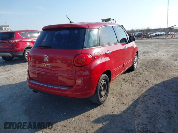 2015 FIAT 500L Pop with VIN ZFBCFAAH3FZ031045, listed as a IAAI auction lot 41727244 with 143,488 mi miles. Bid and sale history available at carsss.com. Image 4.