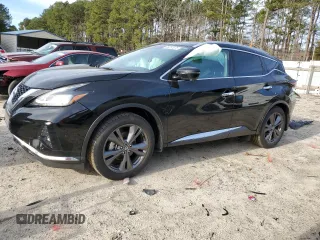 2020 Nissan Murano Platinum z VIN 5N1AZ2DS4LN169653, wystawiony jako Copart lot #48081575 z przebiegiem 39 666 mil mil oraz Szkody całkowita. Historia ofert i sprzedaży dostępna na DreamBid. Obrazek 1.