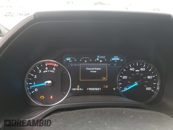 2017 Ford F-250 Lariat with VIN 1FT7W2BT6HEB89431, listed as a Copart auction lot 60673005 with 58,158 mi miles and Salvage title. Bid and sale history available at DreamBid. Image 9.