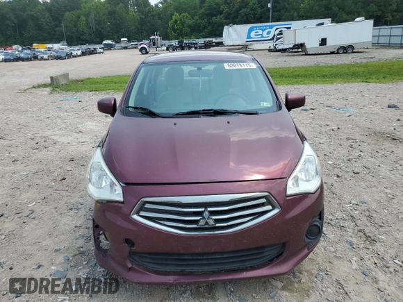 2017 Mitsubishi Mirage ES with VIN ML32F3FJ9HHF10830, listed as a Copart auction lot 60078115 with 227,571 mi miles and Salvage title. Bid and sale history available at DreamBid. Image 5.