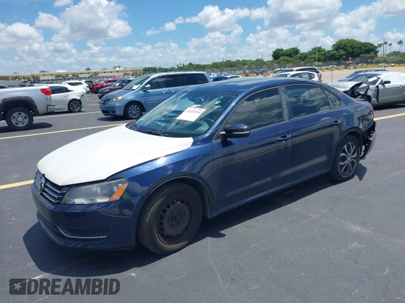 2014 Volkswagen Passat S with VIN 1VWAP7A30EC025369, listed as a IAAI auction lot 42525534 with 169,000 mi miles and . Bid and sale history available at DreamBid. Image 17.