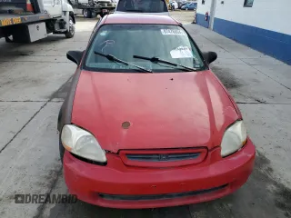 1997 Honda Civic DX with VIN 1HGEJ6124VL029577, listed as a Copart auction lot 87476864 with 210,802 mi miles and Clean Title. Bid and sale history available at carsss.com. Image 5.