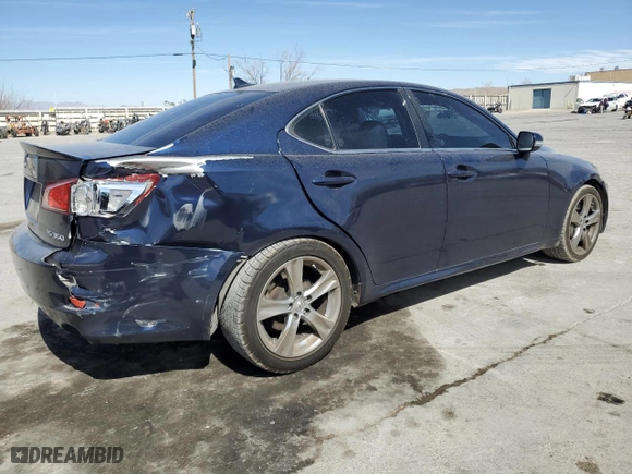 2012 Lexus IS 350 with VIN JTHBE5C27C5029490, listed as a Copart auction lot 46371965 with NaN miles and Salvage Title. Bid and sale history available at carsss.com. Image 3.