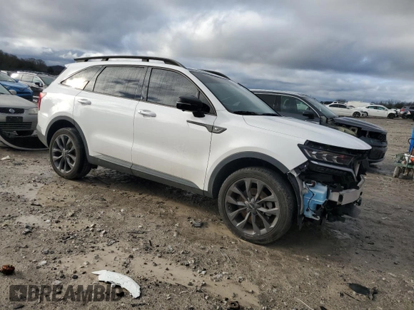 2022 Kia Sorento SX with VIN 5XYRKDLF3NG118070, listed as a Copart auction lot 44022865 with 54,849 mi miles and Salvage Title. Bid and sale history available at carsss.com. Image 4.