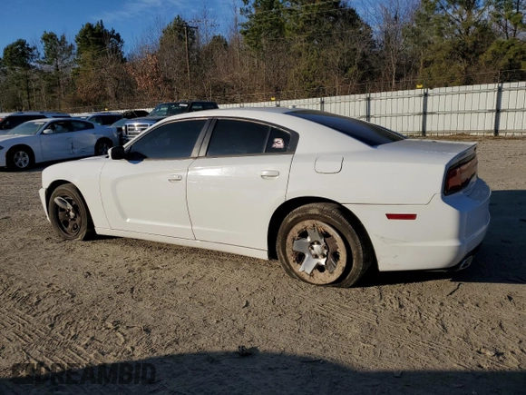 2012 Dodge Charger Police with VIN 2C3CDXAG9CH280480, listed as a Copart auction lot 87419724 with 135,677 mi miles and Salvage Title. Bid and sale history available at carsss.com. Image 2.