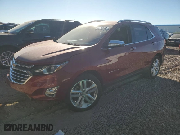 2019 Chevrolet Equinox Premier z VIN 2GNAXPEX2K6305144, wystawiony jako Copart lot #77768524 z przebiegiem 199 088 mil mil oraz Szkoda całkowita • Salvage title. Historia ofert i sprzedaży dostępna na DreamBid. Obrazek 1.