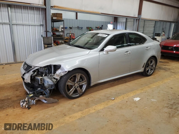 2011 Lexus IS 250 with VIN JTHBF5C28B5154249, listed as a Copart auction lot 48106415 with 170,551 mi miles and Salvage Title. Bid and sale history available at DreamBid. Image 1.
