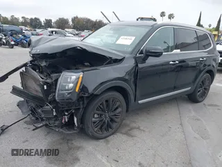 2021 Kia Telluride SX with VIN 5XYP54HC8MG127732, listed as a IAAI auction lot 42106546 with 62,411 mi miles and . Bid and sale history available at DreamBid. Image 2.