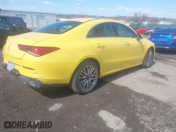 2020 Mercedes-Benz CLA 250 with VIN WDD5J4GB8LN043239, listed as a IAAI auction lot 41887482 with 86,908 mi miles and . Bid and sale history available at DreamBid. Image 4.