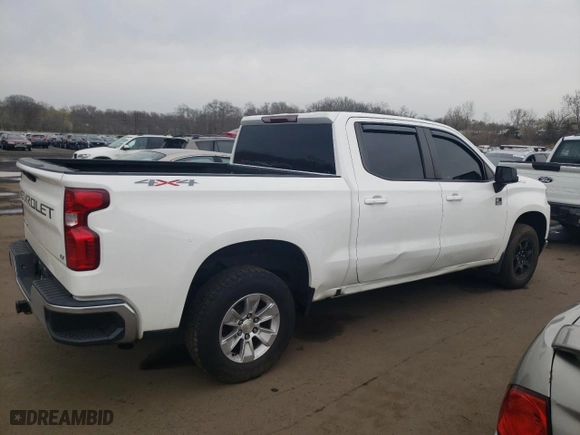 2019 Chevrolet Silverado 1500 LT with VIN 3GCPYDEK3KG124805, listed as a Copart auction lot 51585145 with 90,579 mi miles and Salvage Title. Bid and sale history available at carsss.com. Image 3.