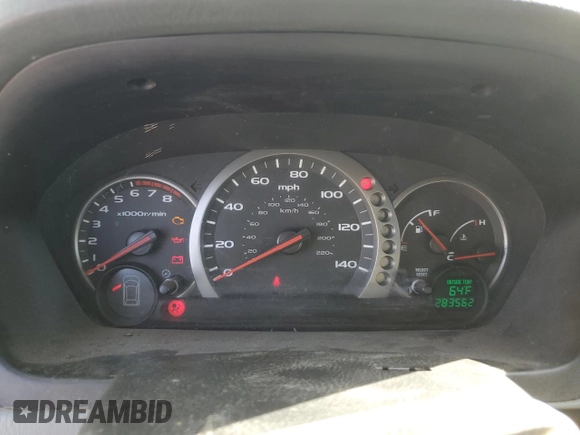 2004 Honda Pilot EX with VIN 2HKYF18534H587990, listed as a Copart auction lot 43003585 with 283,562 mi miles and Salvage Title. Bid and sale history available at DreamBid. Image 9.