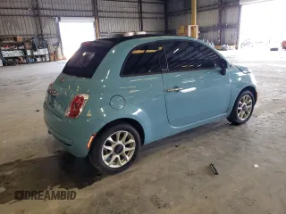 2017 FIAT 500 Pop with VIN 3C3CFFLR7HT542417, listed as a Copart auction lot 64205895 with 59,482 mi miles and Clean title. Bid and sale history available at DreamBid. Image 3.