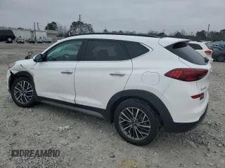2021 Hyundai Tucson Ultimate with VIN KM8J33AL8MU371486, listed as a Copart auction lot 43250025 with 41,760 mi miles and Salvage title. Bid and sale history available at DreamBid. Image 2.
