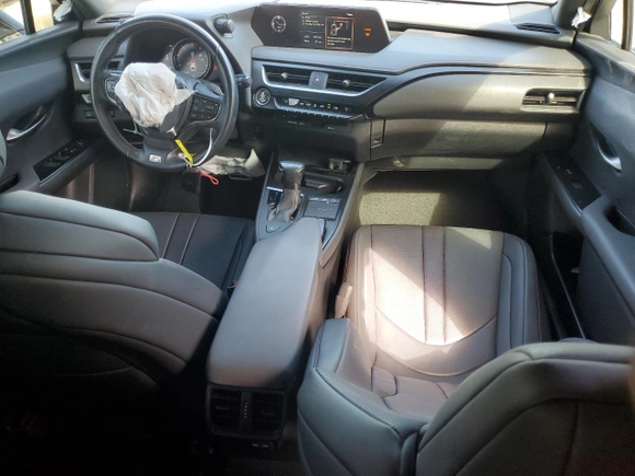 2022 Lexus UX with VIN JTHE3JBHXN2048153, listed as a Copart auction lot 67904334 with 50,346 mi miles and Salvage Title. Bid and sale history available at carsss.com. Image 8.