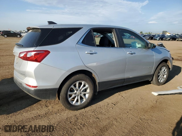 2021 Chevrolet Equinox LT with VIN 2GNAXUEV2M6125369, listed as a Copart auction lot 63131484 with 77,168 mi miles and Salvage title. Bid and sale history available at DreamBid. Image 3.