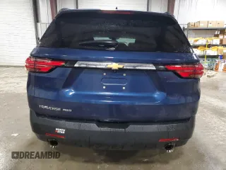 2022 Chevrolet Traverse LS with VIN 1GNEVFKW1NJ168119, listed as a Copart auction lot 80633784 with 19,096 mi miles and Salvage Title. Bid and sale history available at carsss.com. Image 6.