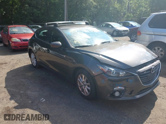2015 Mazda 3 i Grand Touring with VIN 3MZBM1M75FM189340, listed as a IAAI auction lot 42654822 with 145,697 mi miles and . Bid and sale history available at DreamBid. Image 1.