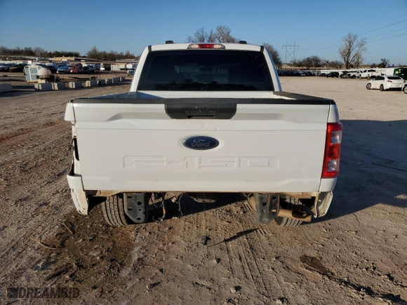 2022 Ford F-150 XL with VIN 1FTEW1CB1NKE38223, listed as a Copart auction lot 85012704 with 86,763 mi miles and Salvage Title. Bid and sale history available at carsss.com. Image 6.