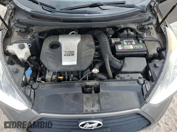 2014 Hyundai Veloster Turbo with VIN KMHTC6AE5EU182601, listed as a Copart auction lot 85443464 with 106,941 mi miles and Clean Title. Bid and sale history available at carsss.com. Image 13.