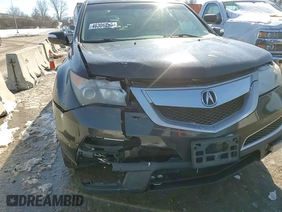2010 Acura MDX with VIN 2HNYD2H20AH525401, listed as a Copart auction lot 46306295 with 196,796 mi miles and Salvage Title. Bid and sale history available at carsss.com. Image 11.