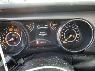 2020 Jeep Wrangler Unlimited Sport Altitude with VIN 1C4HJXDN7LW224107, listed as a Copart auction lot 61435715 with 38,151 mi miles and Salvage title. Bid and sale history available at DreamBid. Image 9.