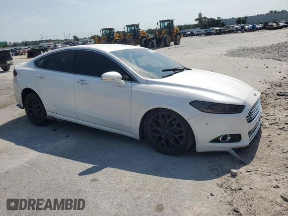 2014 Ford Fusion Titanium с VIN 3FA6P0D93ER205744, выставлен на аукционе Copart как лот 56228345 с пробегом 160 882 миль миль и Списание • Salvage title. История ставок и продаж доступна на DreamBid. Изображение 4.