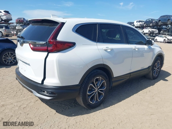 2020 Honda CR-V EX-L with VIN 7FARW1H84LE030067, listed as a IAAI auction lot 41929899 with 72,377 mi miles. Bid and sale history available at carsss.com. Image 4.