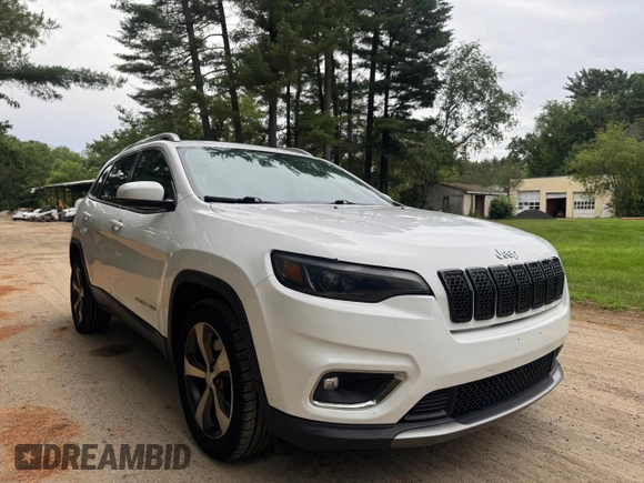 2020 Jeep Cherokee Limited with VIN 1C4PJLDB8LD614381, listed as a Copart auction lot 62966945 with 120,473 mi miles and Clean title. Bid and sale history available at DreamBid. Image 1.