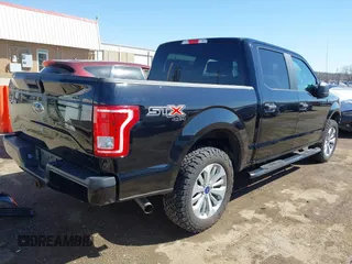 2017 Ford F-150 XL with VIN 1FTEW1EP1HFB84843, listed as a IAAI auction lot 41774804 with 138,748 mi miles. Bid and sale history available at carsss.com. Image 4.