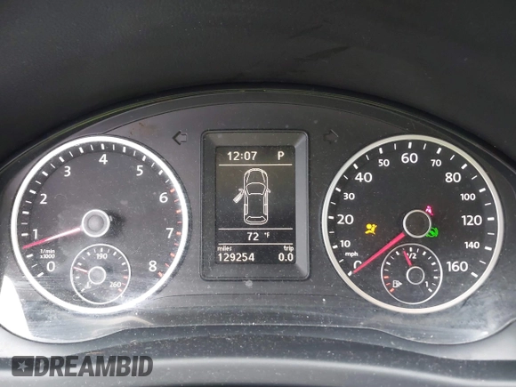2012 Volkswagen Tiguan SEL with VIN WVGAV7AX5CW564542, listed as a IAAI auction lot 42191695 with 129,254 mi miles and . Bid and sale history available at DreamBid. Image 7.