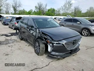 2023 Mazda CX-9 Touring with VIN JM3TCBCYXP0642793, listed as a Copart auction lot 54266555 with 19,962 mi miles and Salvage title. Bid and sale history available at DreamBid. Image 14.