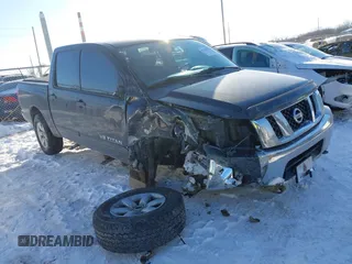 2012 Nissan Titan S with VIN 1N6AA0EJ3CN312305, listed as a IAAI auction lot 41339259 with 147,608 mi miles. Bid and sale history available at carsss.com. Image 1.