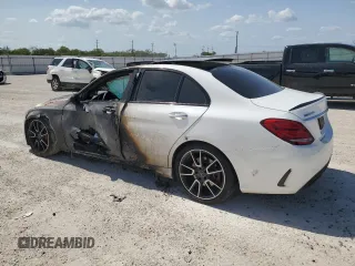 2018 Mercedes-Benz C 43 AMG with VIN 55SWF6EB3JU246788, listed as a Copart auction lot 63048314 with Not Provided miles and Non Repairable. Bid and sale history available at carsss.com. Image 2.