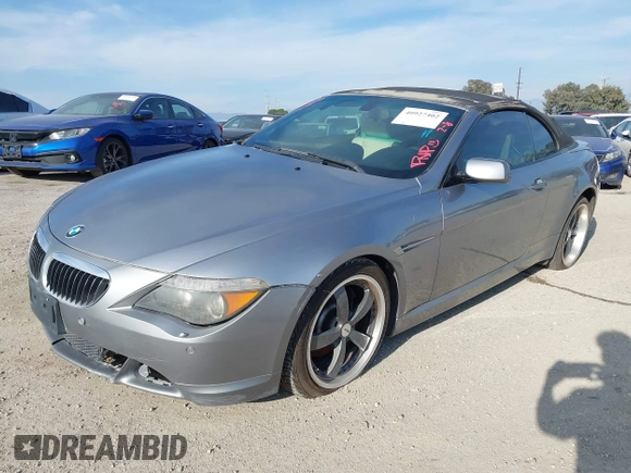 2007 BMW 6 Series 650i with VIN WBAEK13547CN82672, listed as a IAAI auction lot 40927402 with 183,197 mi miles. Bid and sale history available at carsss.com. Image 17.