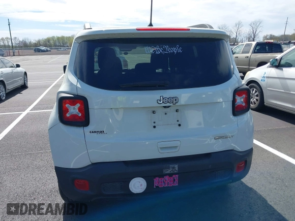 2020 Jeep Renegade Sport with VIN ZACNJAAB8LPK96809, listed as a IAAI auction lot 41835560 with 39,067 mi miles and . Bid and sale history available at carsss.com. Image 16.