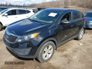 2012 Kia Sportage LX with VIN KNDPB3A29C7327616, listed as a IAAI auction lot 41876061 with 205,847 mi miles. Bid and sale history available at carsss.com. Image 2.