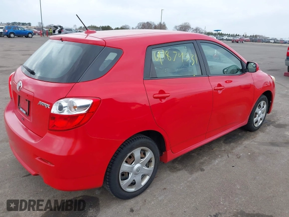 2009 Toyota Matrix with VIN 2T1KU40E69C062036, listed as a IAAI auction lot 41874531 with 206,829 mi miles and . Bid and sale history available at DreamBid. Image 4.